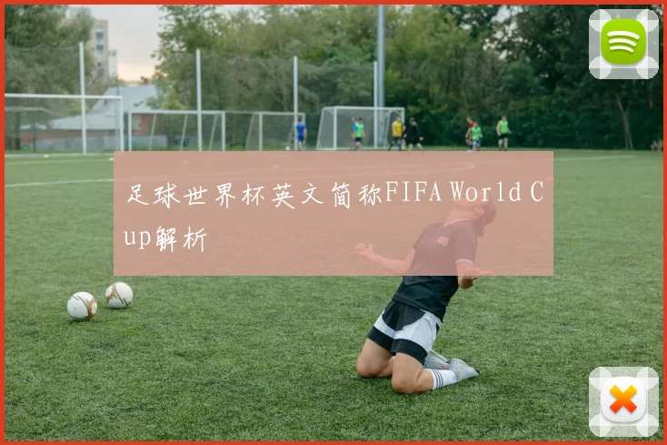 足球世界杯英文简称FIFA World Cup解析