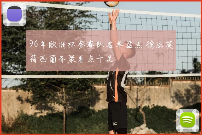 96年欧洲杯参赛队名单盘点 德法英荷西葡齐聚看点十足